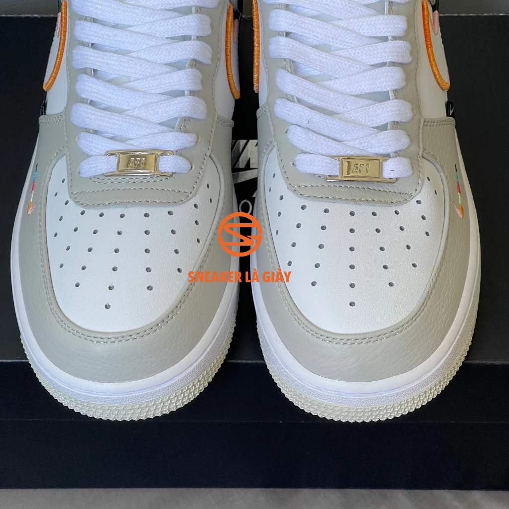 Giày Air Force 1 Low All Petals United  FN8924-111 AF1 JUST DO IT - BẢN CAO CẤP FULLBOX