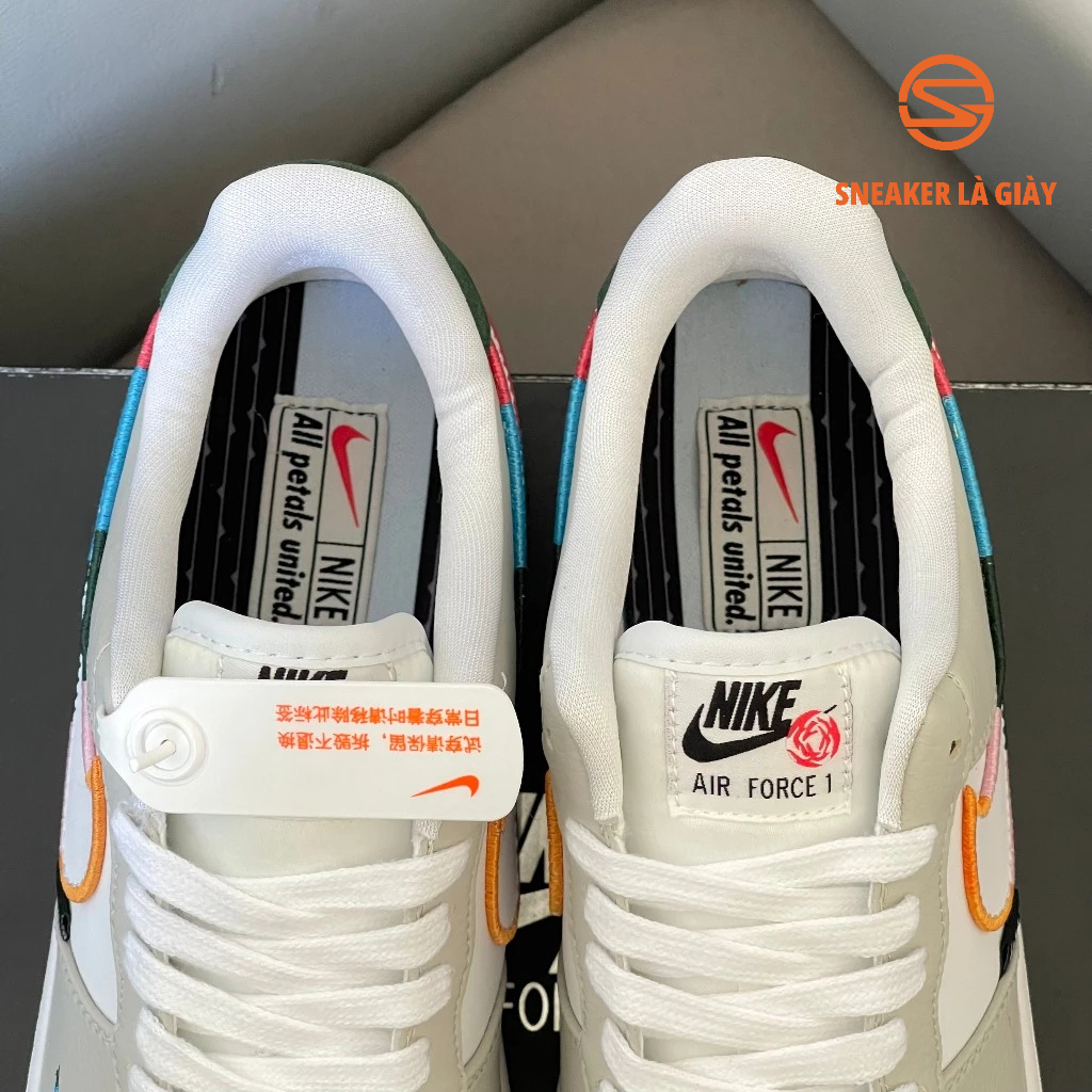Giày Air Force 1 Low All Petals United  FN8924-111 AF1 JUST DO IT - BẢN CAO CẤP FULLBOX
