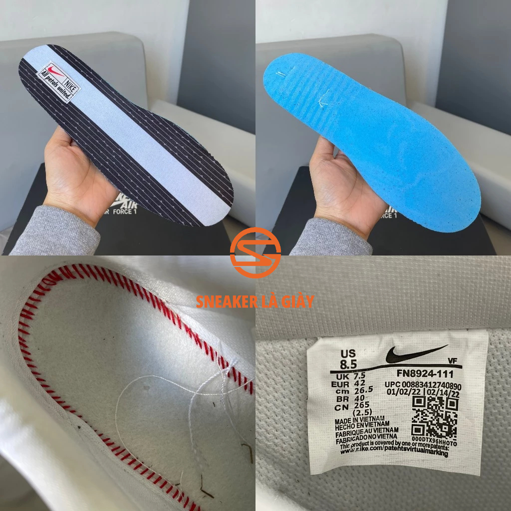 Giày Air Force 1 Low All Petals United  FN8924-111 AF1 JUST DO IT - BẢN CAO CẤP FULLBOX
