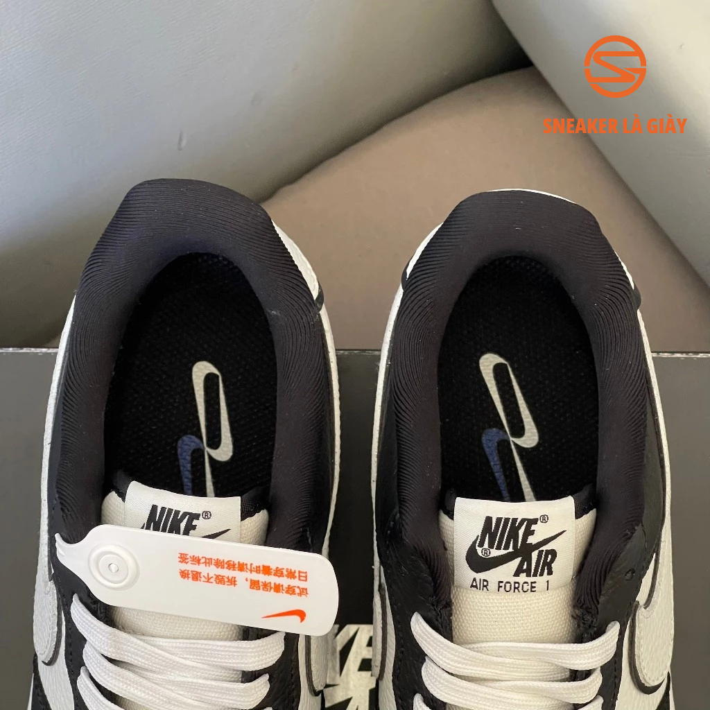 Giày Air Force 1 Low 07 LV8 Panda DX3115-100 AF1 BLACK WHITE Gót Trắng - BẢN CAO CẤP FULLBOX