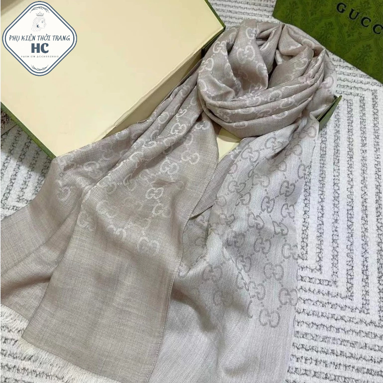 Khăn choàng lụa thời trang thu đông thương hiệu cao cấp