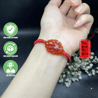 Vòng tay hồ ly đá mã.não ☯ vòng tay may mắn ☯ mệnh mộc - hoả - thổ, cải vận tình duyên