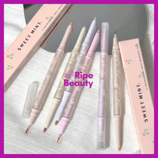  Kẻ Bọng Mắt Nhũ Mắt 2 Đầu SWEET MINT Nét Mảnh Chống Thấm Nước 