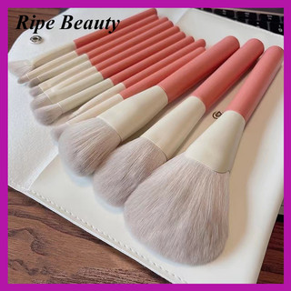 Bộ Cọ Trang Điểm 12 Cây Siêu Mềm Mịn Túi Da Sang Trọng Chuyên Nghiệp Loại Đẹp