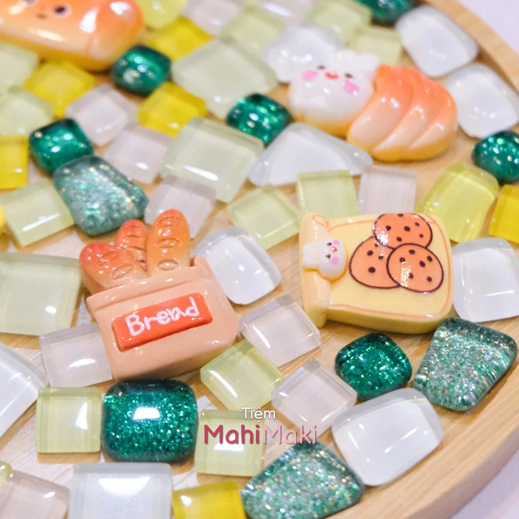 Kit DIY đá khảm mosaic trang trí lót ly, hộp bút giúp giải trí, thư giãn
