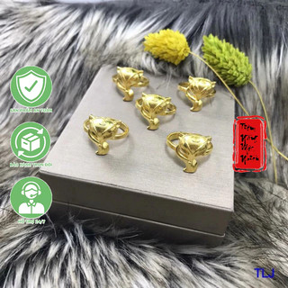 Nhẫn hồ ly Tình duyên - Chất liệu bạc xi vàng