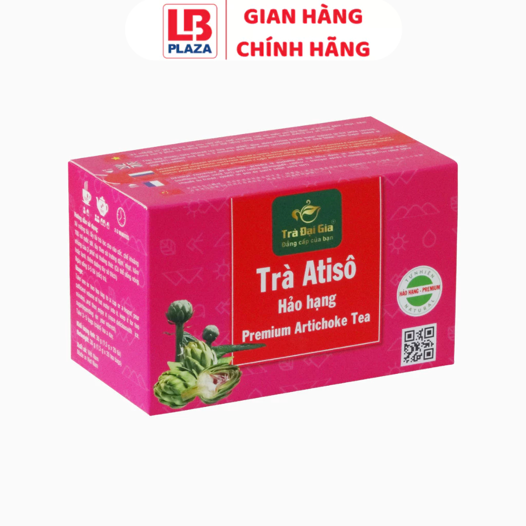 Trà Atiso túi lọc (hộp 20 túi x 1.5 g)