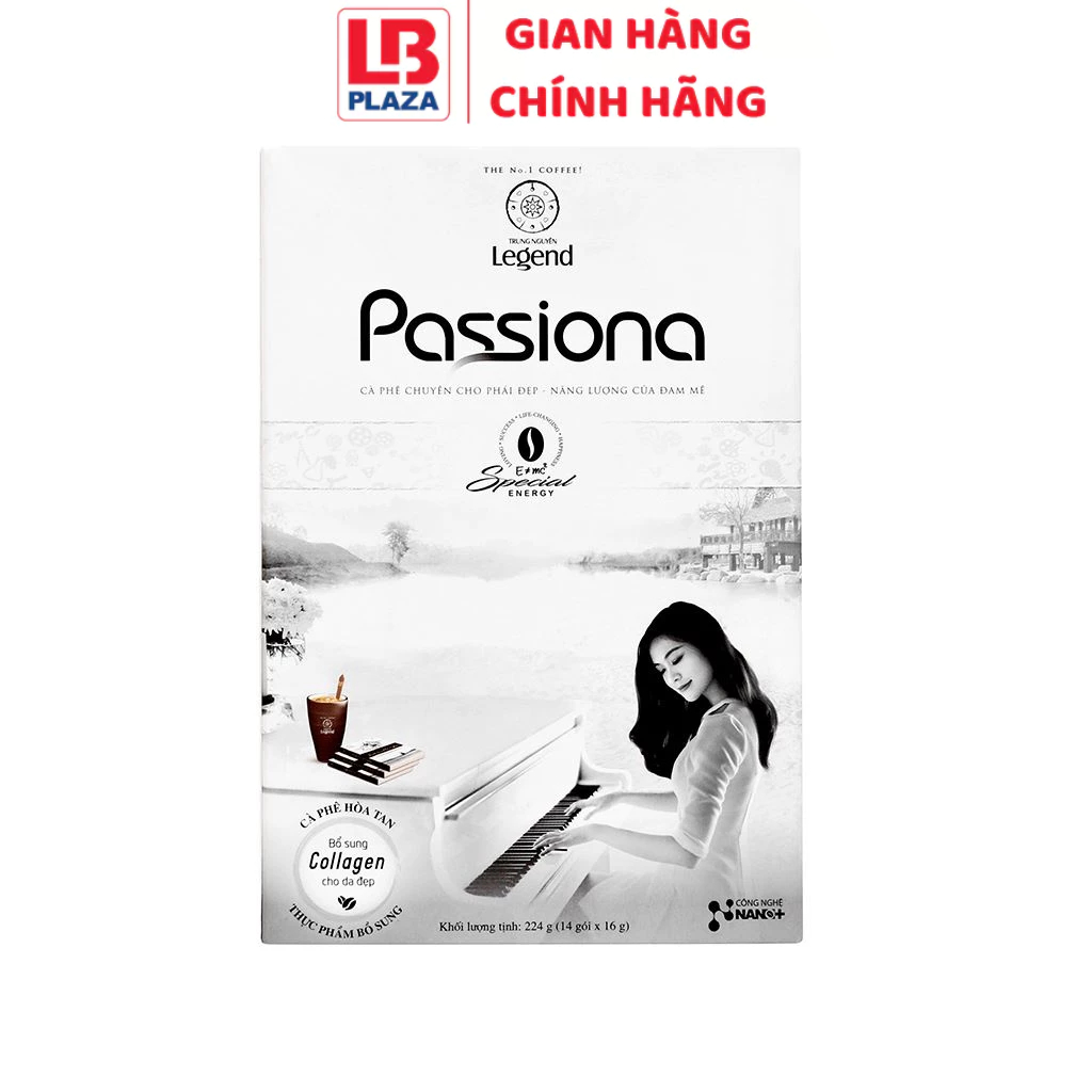 Cà phê hòa tan Passiona 4in1 224g
