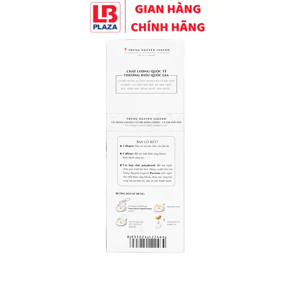 Cà phê hòa tan Passiona 4in1 224g