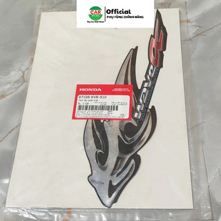 Tem ốp sườn bên trái - tem bóng honda wave a100 cá , mỏ neo. 87108kvr910