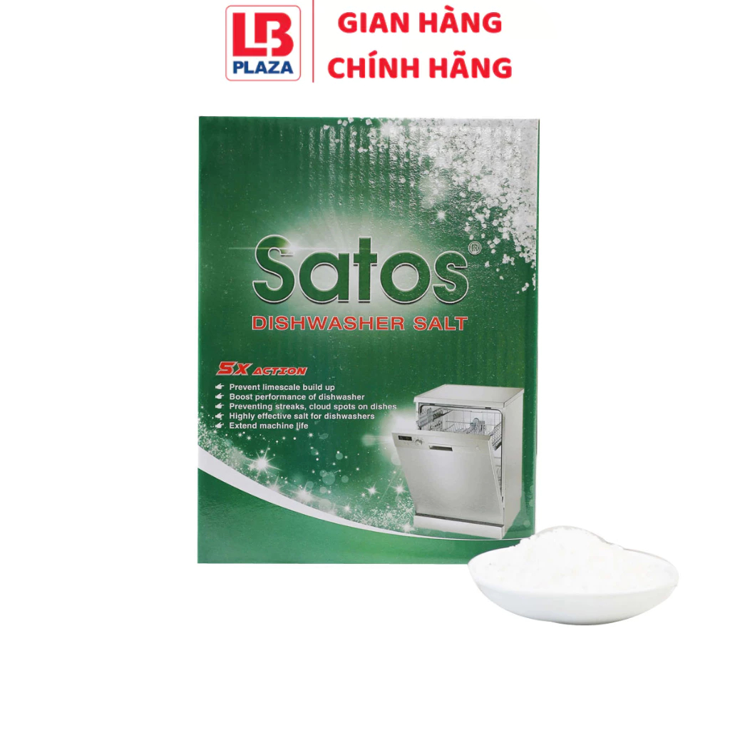 Muối rửa bát sinh học Satos 3,6kg