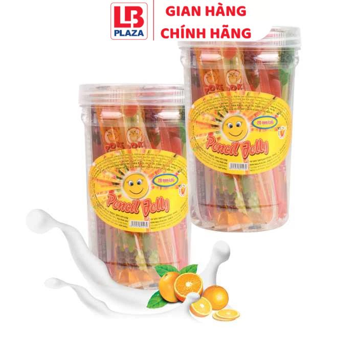 Thạch bút chì cốc 22 cây Vietfoods