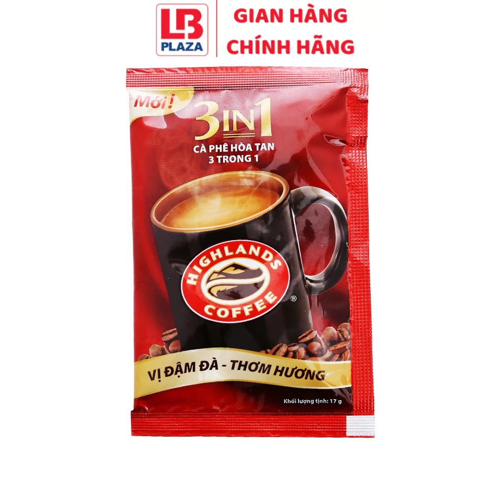 Cafe hòa tan 3in1 Highlands 340g vị đậm đà