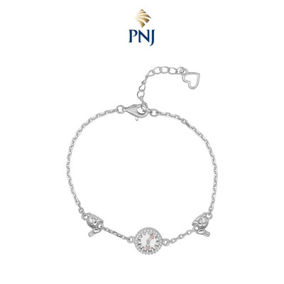 Lắc tay Bạc Đính Mother of Pearl PNJSilver PMXMW060003