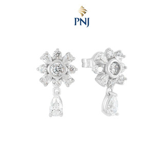 Bông tai Bạc đính đá ECZ PNJSilver XMXMW000036