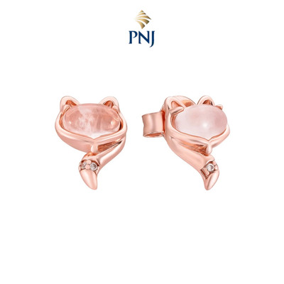 Bông tai Bạc đính đá Quartz PNJSilver QTXMX060001