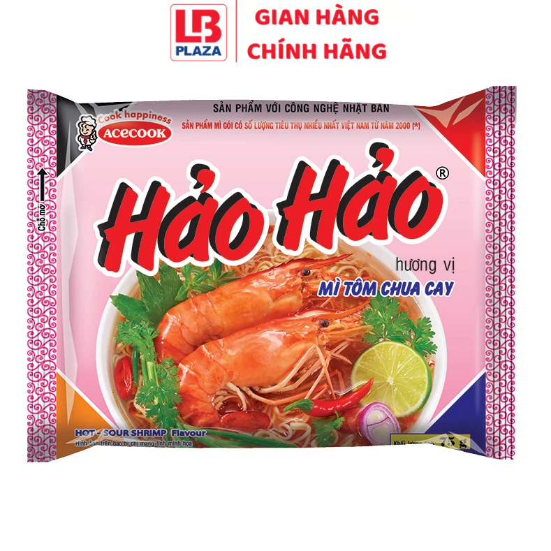 - Mì Hảo Hảo tôm chua cay