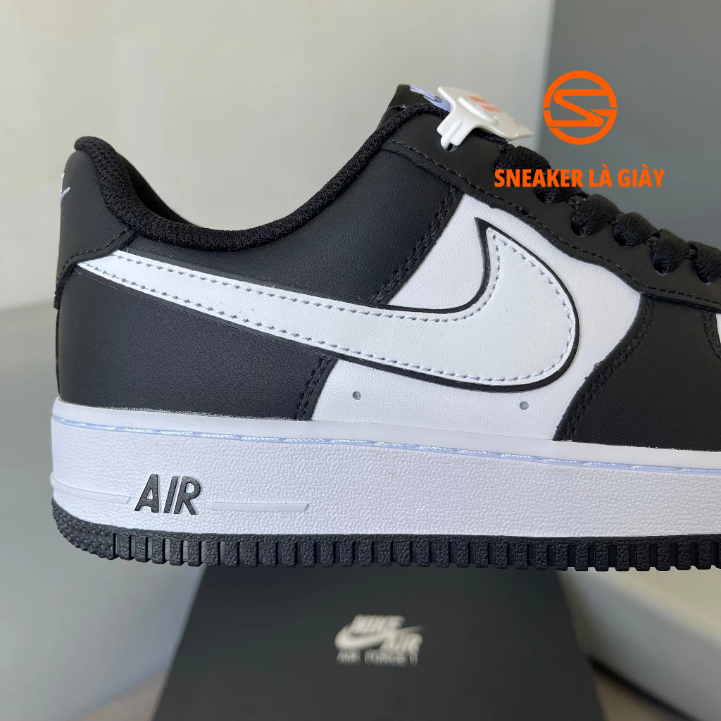 Giày Air Force 1 ’07 Panda DV0788-001 AF1 White Black " Gót Đen " - Fullbox