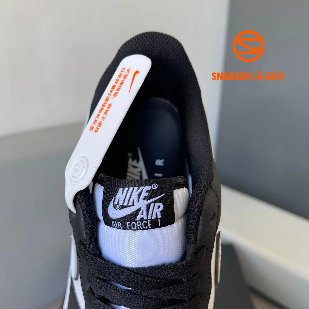 Giày Air Force 1 ’07 Panda DV0788-001 AF1 White Black " Gót Đen " - Fullbox
