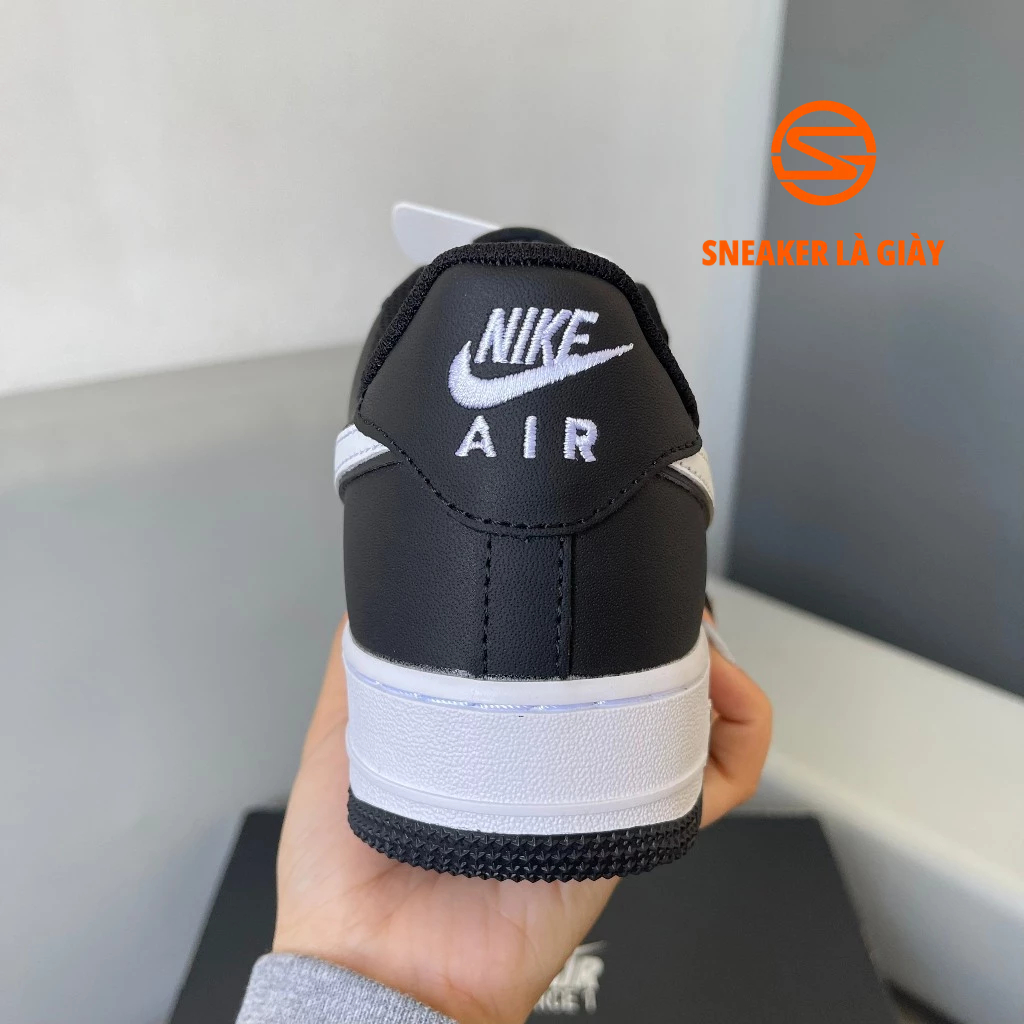 Giày Air Force 1 ’07 Panda DV0788-001 AF1 White Black " Gót Đen " - Fullbox
