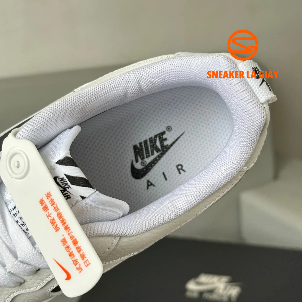 Giày Air Force 1 Low Multi-Etch Swoosh White Black FV1320-100 - Fullbox
