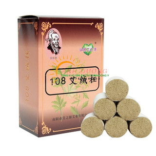 Điếu Ngải Cứu 108 Đoạn, Cứu Ngải Xông Hộp 108 Viên Xông Dưỡng Sinh Đông Y