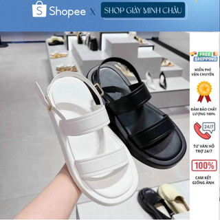 Sandal nữ ulzzang đi học cao cấp , dép quai hậu học sinh quai da mềm đế êm 101