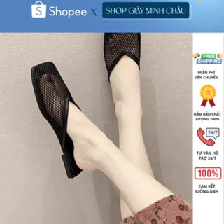 FREE SHIP dép nữ phối lưới êm chân thoáng khí siêu đẹp 101