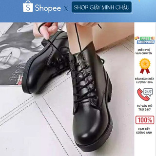 Bốt nữ cao cổ đế 5cm siêu đẹp FREESHIP 50K 101