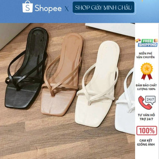 Dép lê / dép nữ quai ngang dây mảnh kẹp ngón , xỏ ngón sang chảnh 104