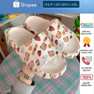 FREE SHIP Dép bánh mỳ siêu êm cực xinh , Dép lê nữ hoạt hình cute 102