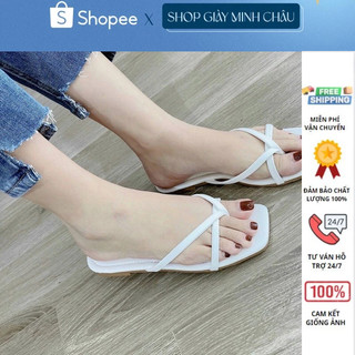 Sandal nữ đế bệt quai ngang xỏ ngón cực xinh 104