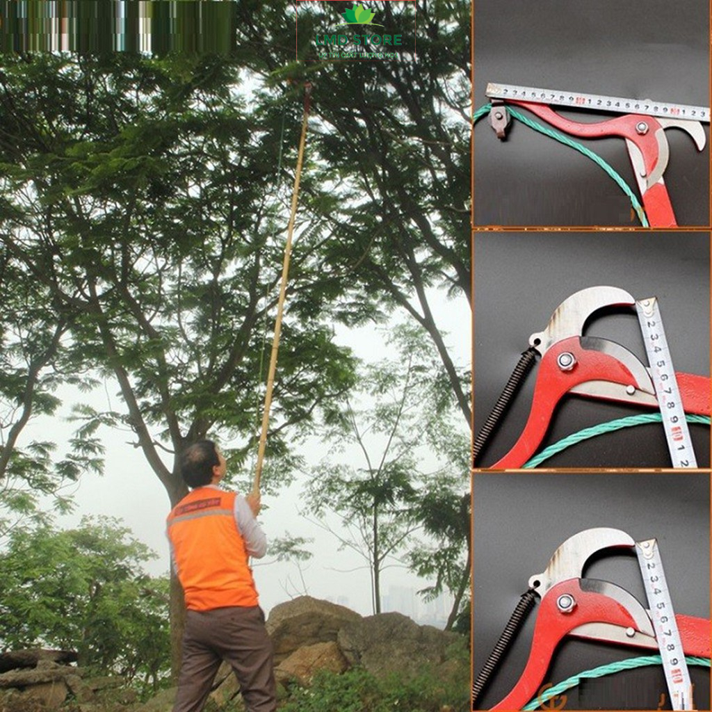 KÉO CẮT CÀNH CÂY TRÊN CAO -màu đen hàng đẹp loại 1