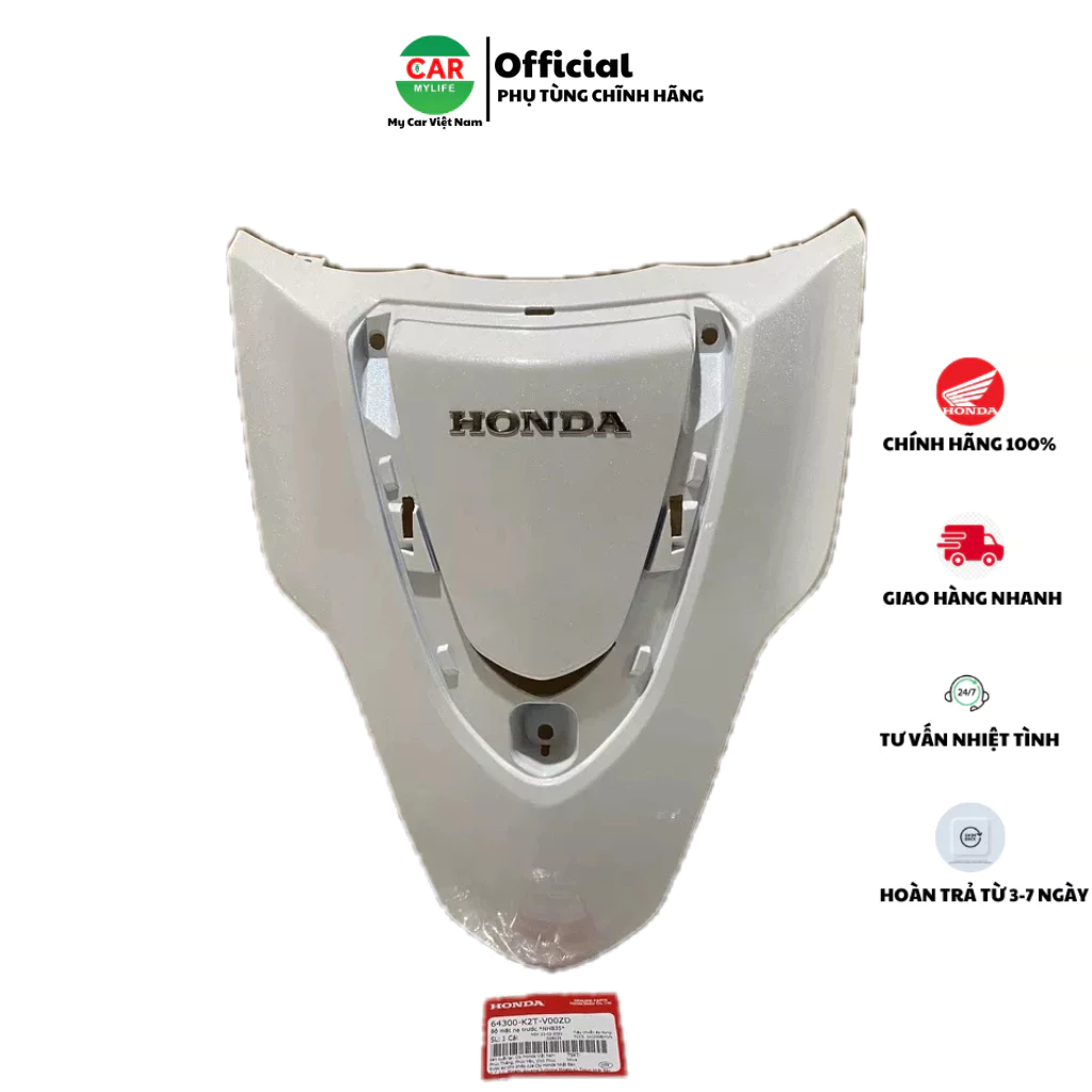 Bộ mặt nạ trước HONDA LEAD 125 năm 2022-2023 màu Trắng. *NHB35* 64300K2TV00ZD