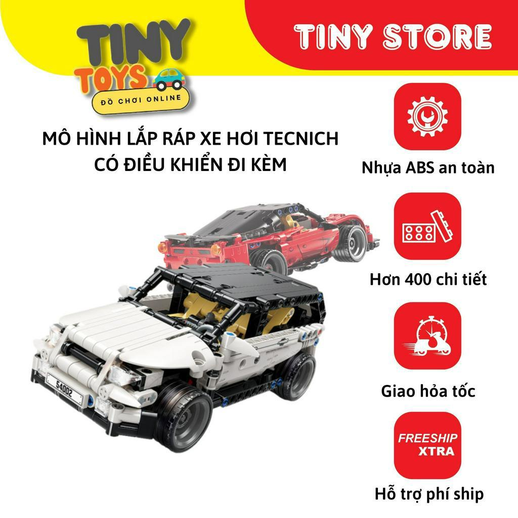 Đồ chơi lắp ráp ô tô Technic nhựa ABS cao cấp có điều khiển hơn 400 chi tiết