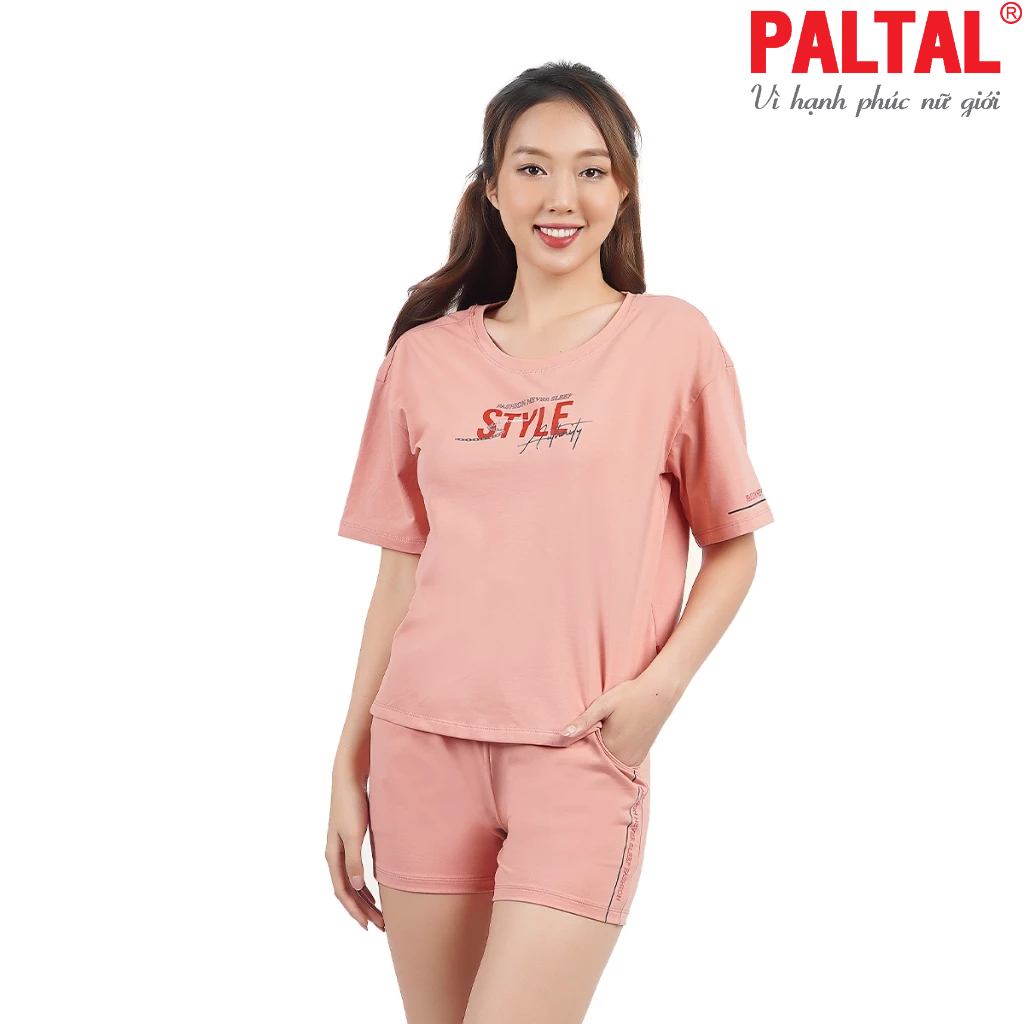 Đồ bộ ngủ nữ quần đùi tay ngắn cotton 025p 5088