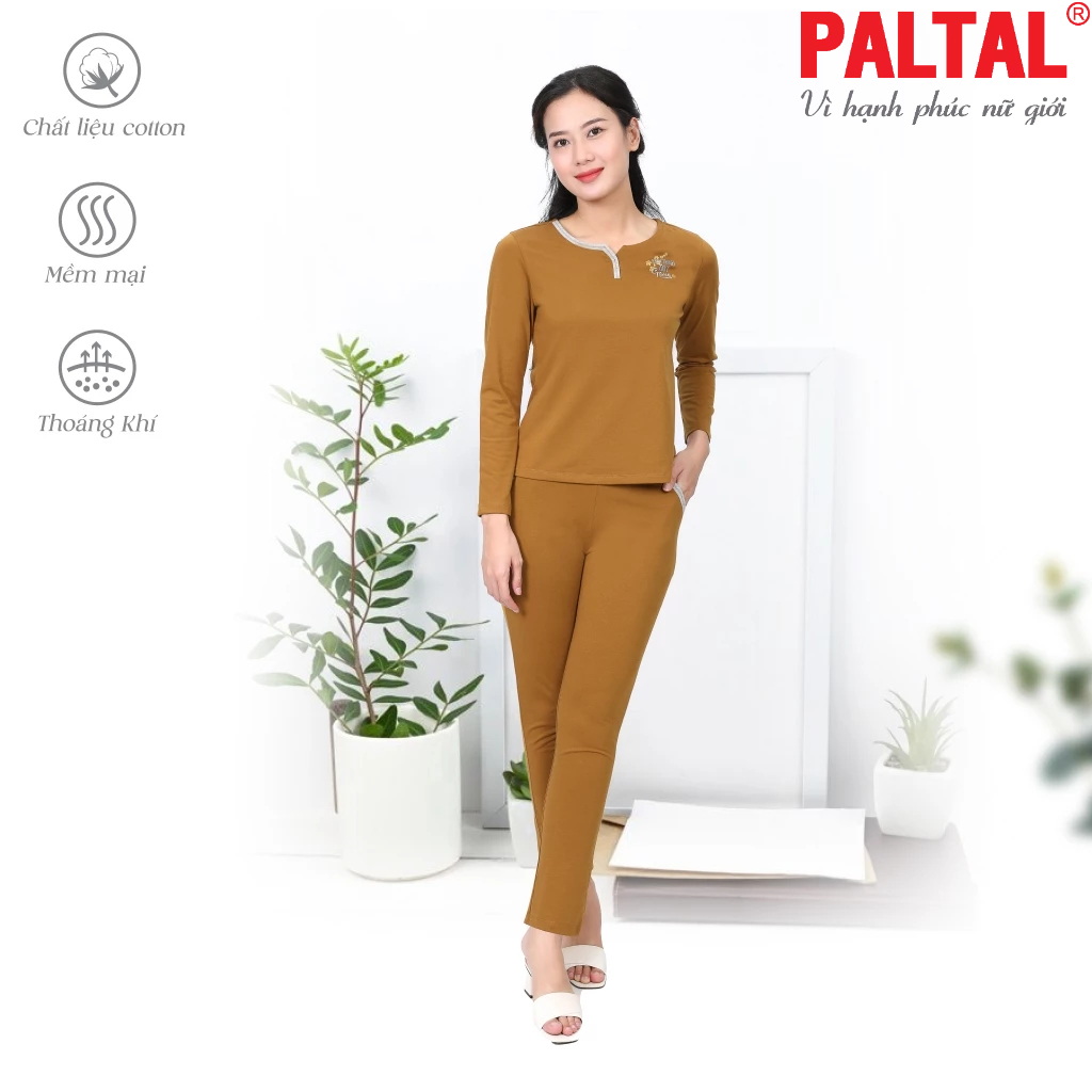 Đồ bộ mặc nhà nữ kiểu quần dài tay dài 183p 3209