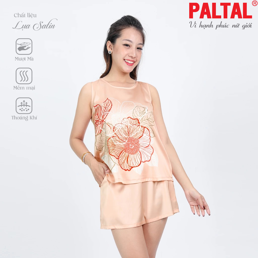 Bộ đùi không tay cao cấp lụa nhung 265p 5130