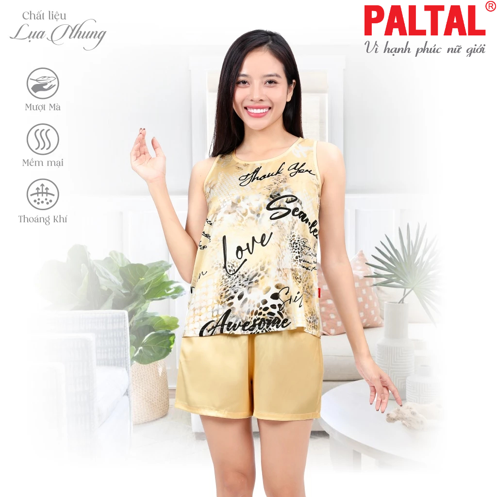 Bộ đùi không tay cao cấp lụa nhung 265p 2014