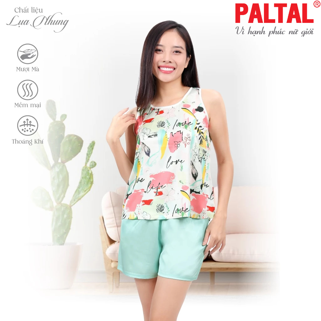 Bộ đùi không tay cao cấp lụa nhung 265p 2013
