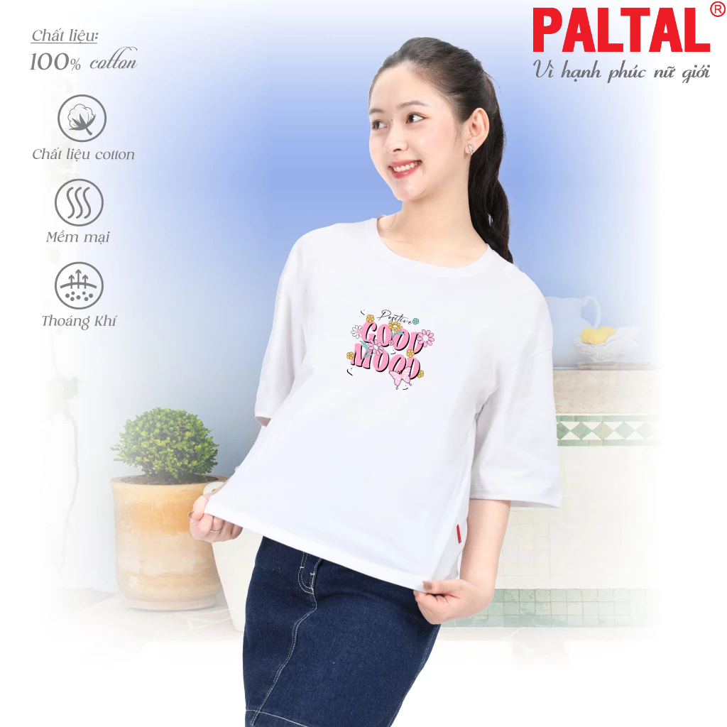 Áo thun tay ngắn Paltal cotton 020p 0227