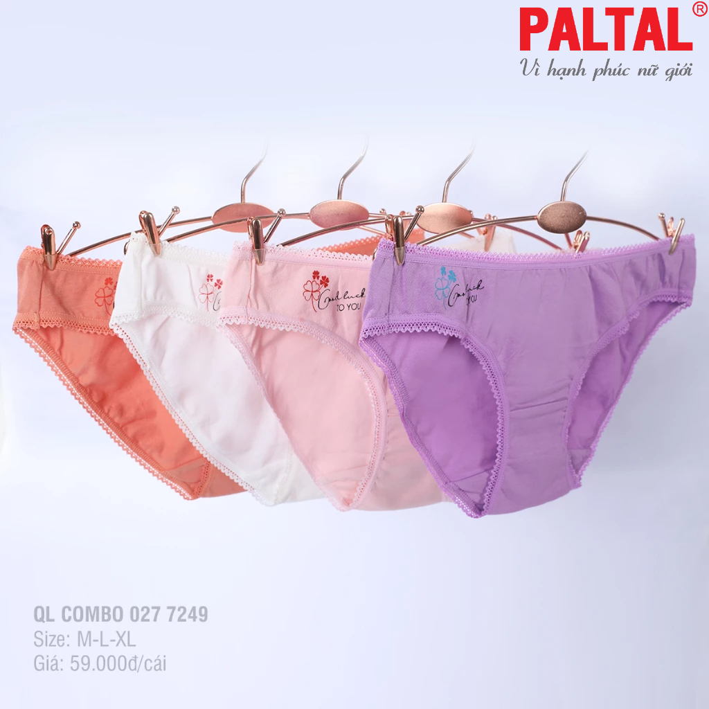 Combo 02-06-10 quần lót cotton 027p 7249