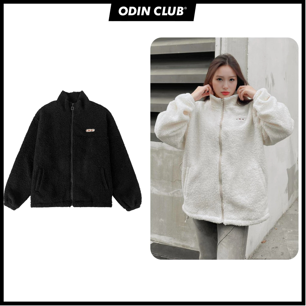 Áo khoác oversize lông cừu ODC Odin Club, Áo khoác form rộng nam nữ unisex, Local Brand ODIN CLUB