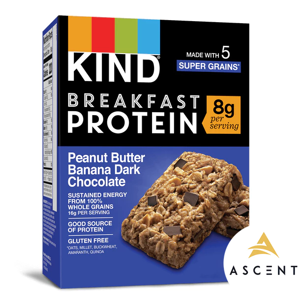 Breakfast Protein Bar đến từ KIND - công ty bánh dinh dưỡng lớn nhất thế giới : Hộp 12 thanh