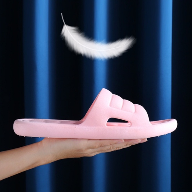 Dép đi trong nhà, văn phòng, spa mềm nhẹ êm chân bằng PVC dẻo đúc nguyên khối siêu bền