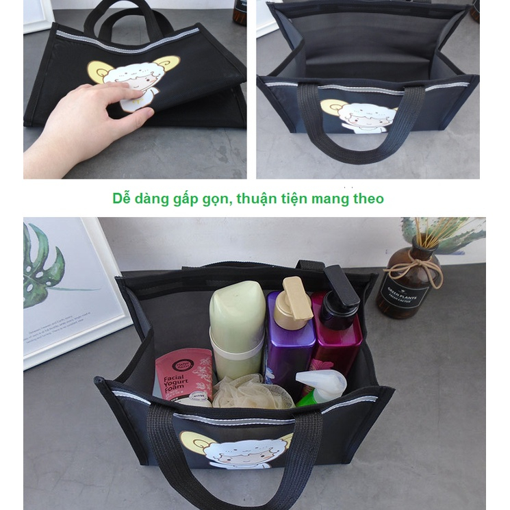 Túi xách bỉm sữa, túi xách đa năng, túi vải đa năng cho mẹ và bé