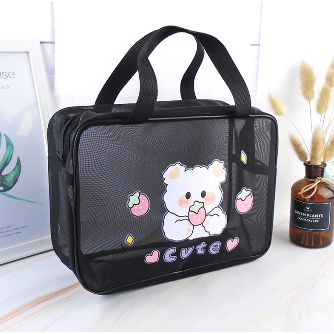 Túi xách bỉm sữa, túi xách đa năng, túi vải đa năng có khóa kéo cho mẹ và bé