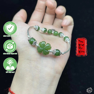 Vòng tay đá xanh cham bac ☯ vòng tay may mắn ☯ vòng tay phong thuỷ may mắn bình an