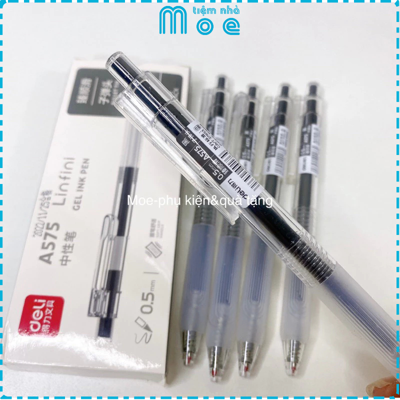 BÚT BI NƯỚC DELI A575 ĐẦU NGÒI 0,5MM ( CÓ BÁN NGÒI GỐC)
