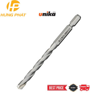 Mũi khoan bê tông, Tường gạch Unika Nhật chân lục giác mã BJ (dùng được cho máy khoan búa)